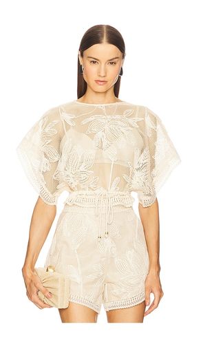 Joy Lace Top in Ivory. - size 0 (also in 4, 6) - PatBO - Modalova