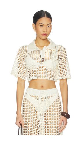 Selene Mesh Shirt in . Size M. Also in S, XS - PatBO - Modalova