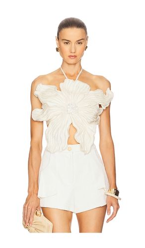Hand Beaded Flower Top in . - size S (also in XS) - PatBO - Modalova