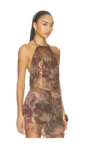 Boho Print Top in Multi. - size 0 (also in 4, 6, 8) - PatBO - Modalova
