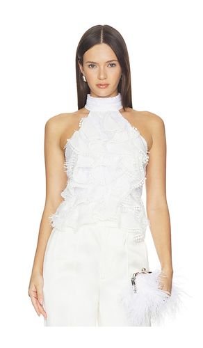 Bianca Lace Top in White. - size 0 (also in 2, 4, 6, 8) - PatBO - Modalova
