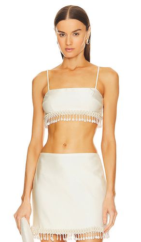 Hand-Beaded Cropped Top in . - size M (also in S) - PatBO - Modalova