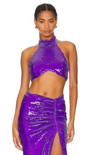 Sequin Mock Neck Top in . - size 0 (also in 2, 4) - PatBO - Modalova