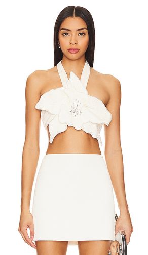 Flower Applique Halter Top in . - size 10 (also in 8) - PatBO - Modalova