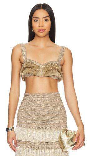 Fringe Bralette in Beige. - size 0 (also in 2, 4, 6, 8) - PatBO - Modalova