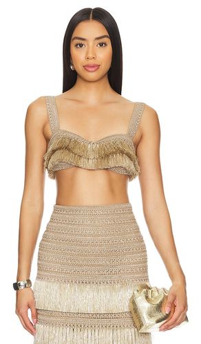 Fringe Bralette in Beige. - size 0 (also in 2, 4) - PatBO - Modalova