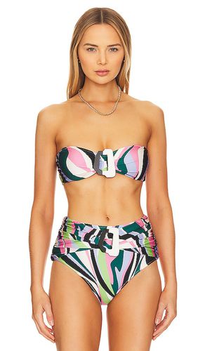 Delos Bandeau Bikini Top in Green. - size L (also in S) - PatBO - Modalova