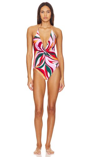 Delos Plunge One Piece in Pink. - size M (also in S, XS) - PatBO - Modalova