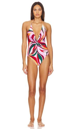 Delos Plunge One Piece in Pink. - size S (also in XS) - PatBO - Modalova