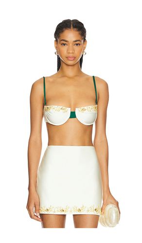 Portofino Hand-Beaded Bikini Top in . - size L (also in M, S, XS) - PatBO - Modalova