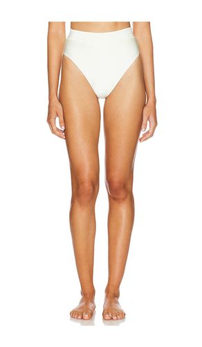 High Leg Bikini Bottom in White. - size M (also in S, XL, XS) - PatBO - Modalova