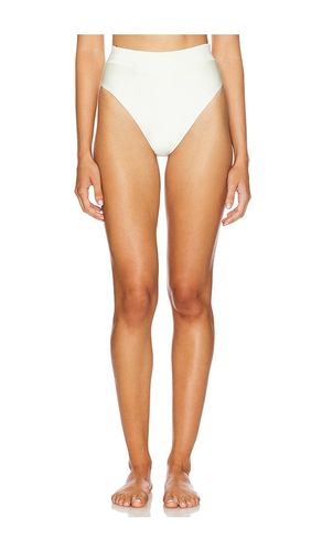 High Leg Bikini Bottom in White. - size XL (also in XS) - PatBO - Modalova