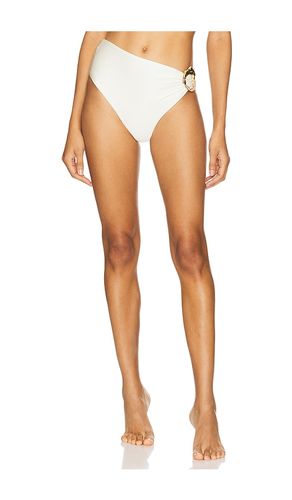 Jersey Sands Metallic Stone Bikini Bottom in White. - size L (also in M) - PatBO - Modalova