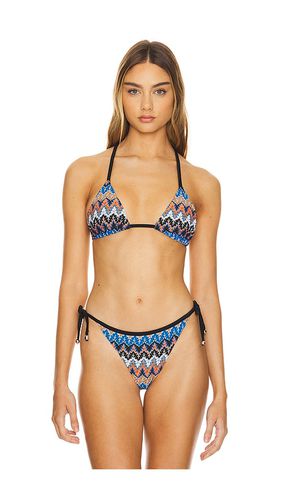 Crochet Triangle Bikini Top in Multi. - size L (also in M, S, XS) - PatBO - Modalova