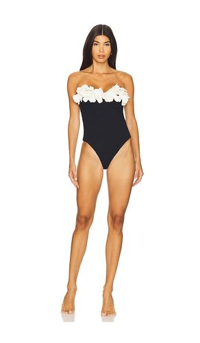 Breeze Jacquard Flower Applique One Piece in . - size L (also in S, XL, XS) - PatBO - Modalova