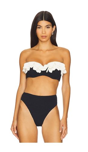 Breeze Jacquard Flower Applique Bikini Top in . - size S (also in XS) - PatBO - Modalova