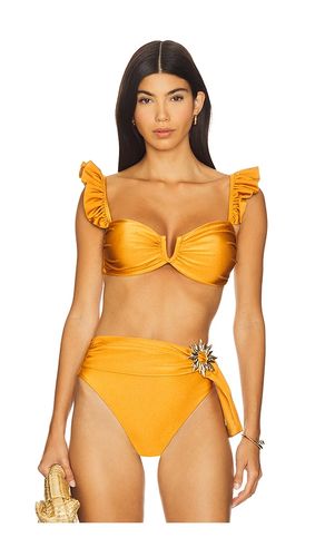 Lagoa Lycra Flutter Bikini Top in . - size L (also in M, S, XS) - PatBO - Modalova
