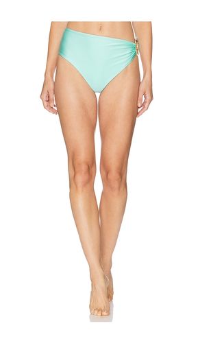 Lagoa Lycra Sun High Waist Bikini Bottom in Mint. - size M (also in S, XL, XS) - PatBO - Modalova