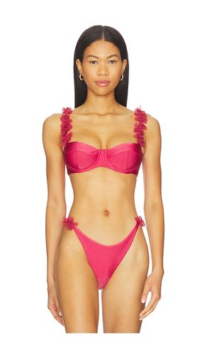 Sunstone Underwire Bikini Top in Fuchsia. - size M (also in S) - PatBO - Modalova