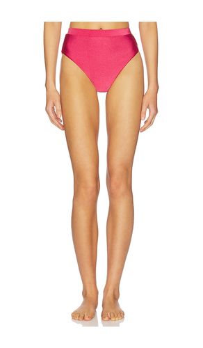 Sunstone High Waist Bikini Bottom in Blush. - size L (also in M, S) - PatBO - Modalova