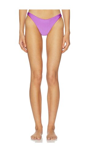 Aurora Lotus Flower Bikini Bottom in Lavender. - size L (also in M) - PatBO - Modalova