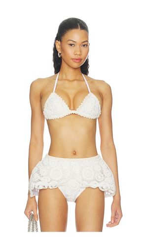 Gal Embroidery Bra Top in . - size 0 (also in 4, 6) - PatBO - Modalova