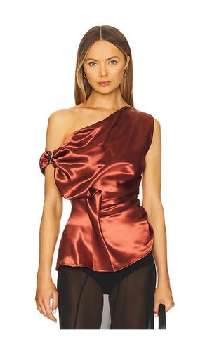 Claw Liquid Top in Cognac. - size L (also in M, S, XS) - Paris Georgia - Modalova