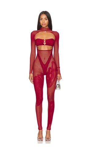 Poster Girl Risque Jumpsuit in Red - Poster Girl - Modalova