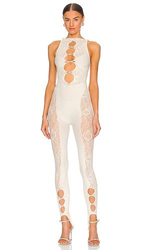 The Janice Jumpsuit in Cream - Poster Girl - Modalova