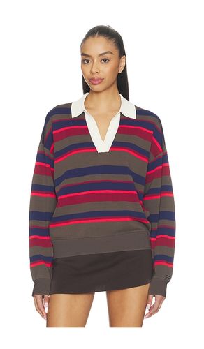 Retreat Stripe Collar Knit Pullover in . Taglia L. Also in S, XL, XS - P.E Nation - Modalova
