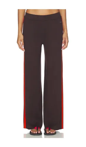 Solar Knit Pant in Burgundy. - size M (also in S, XS) - P.E Nation - Modalova