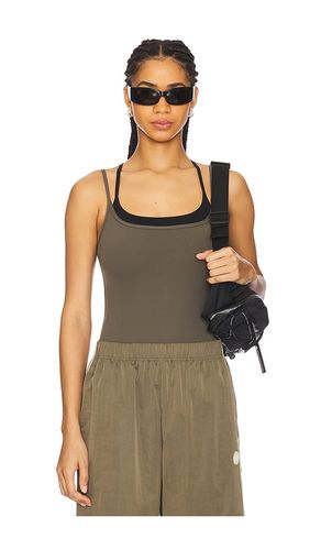 Distortion Bodysuit in Olive. - size L (also in M, S, XS) - P.E Nation - Modalova