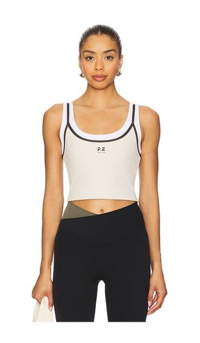 Forward Tank Top in Cream. - size L (also in M, XL, XS, XXL, XXS) - P.E Nation - Modalova