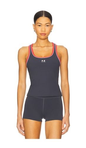 Nexus Rib Tank Top in Blue. - size L (also in S, XS) - P.E Nation - Modalova