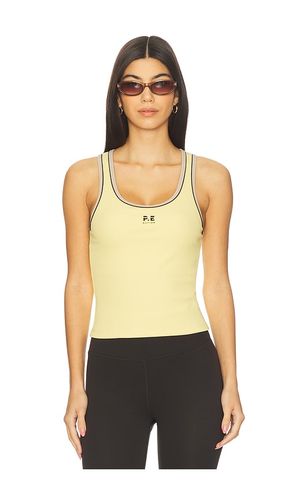 Nexus Rib Tank Top in Yellow. - size L (also in M, S, XL, XS) - P.E Nation - Modalova