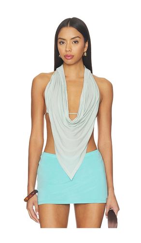 Blanche Halter Top in Mint. - size L (also in M, S, XL, XS) - Peachy Den - Modalova