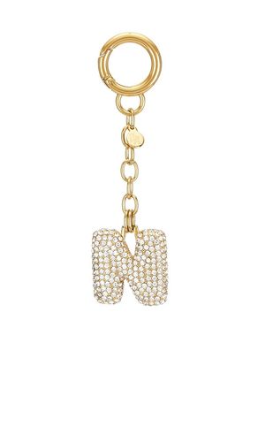 Bubble Initial Pave Keychain in . Size B. Also in I, O, R - petit moments - Modalova