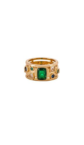 Anillo nicole en color talla 6 en - Green. Talla 6 (también en 8) - petit moments - Modalova