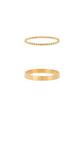 Stacker Thin Rings in . Taglia 6. Also in 7, 5 - petit moments - Modalova