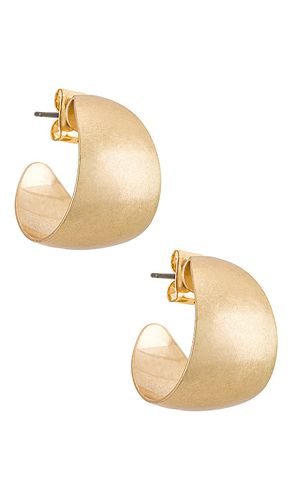 Melrose Hoop Earring in Metallic - petit moments - Modalova