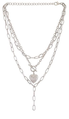 Harp Necklace in Metallic - petit moments - Modalova