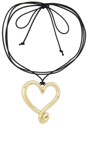 Collar heart en color oro metálico talla all en - Metallic Gold. Talla all - petit moments - Modalova