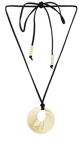 Disc Corded Necklace in - petit moments - Modalova