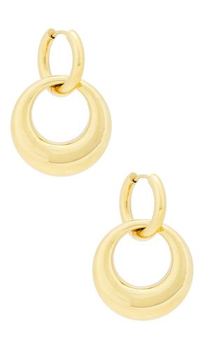 Double Hoop Earrings in Metallic - petit moments - Modalova