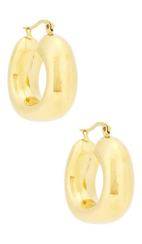 Chubby Hoop Earrings in Metallic - petit moments - Modalova