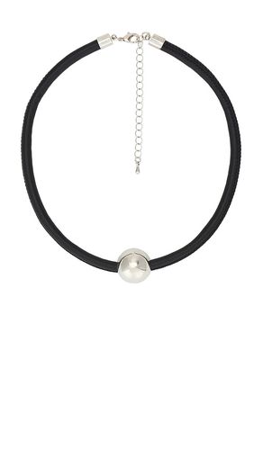 Large Ball Corded Necklace in Metallic - petit moments - Modalova