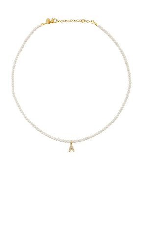 HALSKETTE INITIAL PEARL in . Size B, C, F, G, H, I, J, K, L, M, N, P, R, S, T - petit moments - Modalova