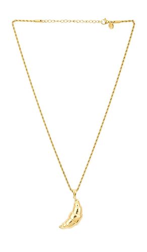 Croissant Necklace in Metallic - petit moments - Modalova