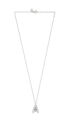 Bubble Initial Necklace in Metallic . - size A (also in B, C, D, F, G, H, I, J, K, L, M, N, P, R, S, T, V) - petit moments - Modalova