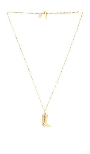 Boot Charm Necklace in Metallic - petit moments - Modalova